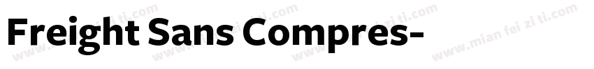 Freight Sans Compres字体转换